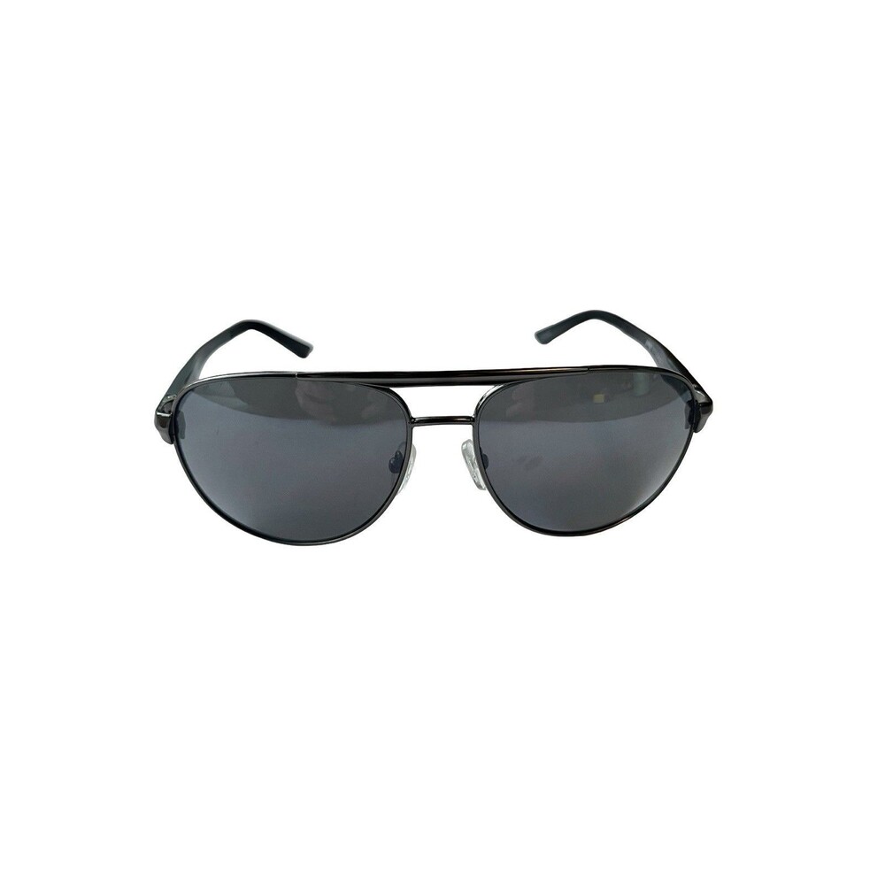 Pugs Aviator Sunglasses Black Metal Frame Gray Lenses Unisex Classic Pilot Style